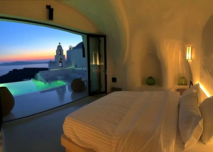 Dom wakacyjny Cycladic Guesthome With Infinity Pool And Sea Views Fira (Santorini)