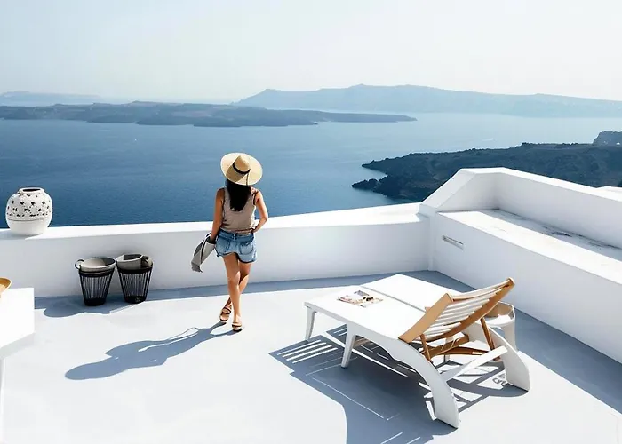 Dom wakacyjny Cycladic Guesthome With Infinity Pool And Sea Views Fira (Santorini)